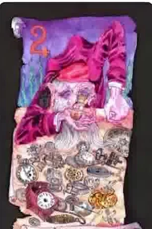 The Tower card from the Kabbalistic Visions Tarot deck