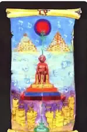 The Star card from the Kabbalistic Visions Tarot deck