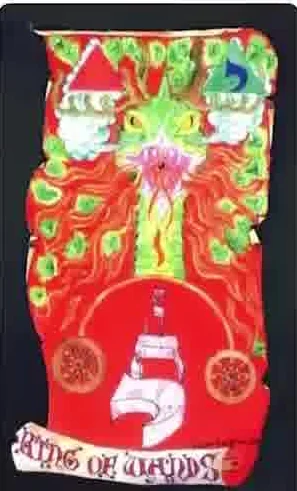 The Sun card from the Kabbalistic Visions Tarot deck