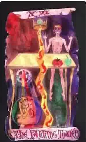 The World card from the Kabbalistic Visions Tarot deck