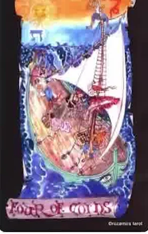 Page of Cups card from the Kabbalistic Visions Tarot deck
