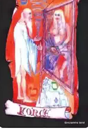 Five of Swords card from the Kabbalistic Visions Tarot deck