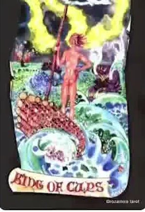 Seven of Swords card from the Kabbalistic Visions Tarot deck