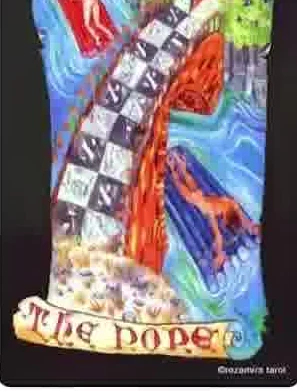 Page of Swords card from the Kabbalistic Visions Tarot deck