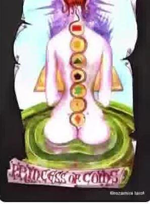 Three of Pentacles card from the Kabbalistic Visions Tarot deck