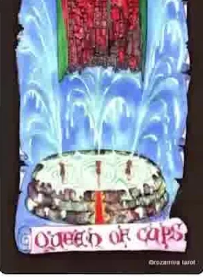 Seven of Pentacles card from the Kabbalistic Visions Tarot deck