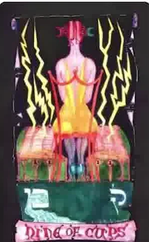Knight of Pentacles card from the Kabbalistic Visions Tarot deck