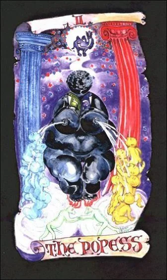 The Popess - Kabbalistic Visions Tarot - Tarot Deck by Marco Marini & Luigi Scapini