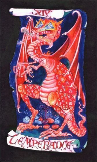 Temperance - Kabbalistic Visions Tarot - Tarot Deck by Marco Marini & Luigi Scapini