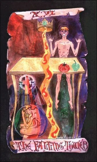 The Tower - Kabbalistic Visions Tarot - Tarot Deck by Marco Marini & Luigi Scapini