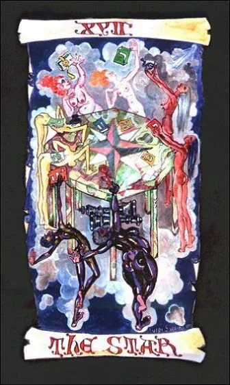The Star - Kabbalistic Visions Tarot - Tarot Deck by Marco Marini & Luigi Scapini