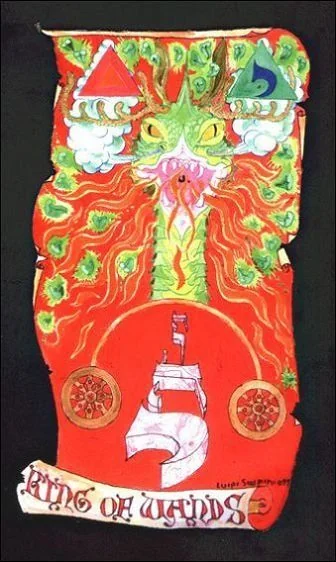 King of Wands - Kabbalistic Visions Tarot - Tarot Deck by Marco Marini & Luigi Scapini
