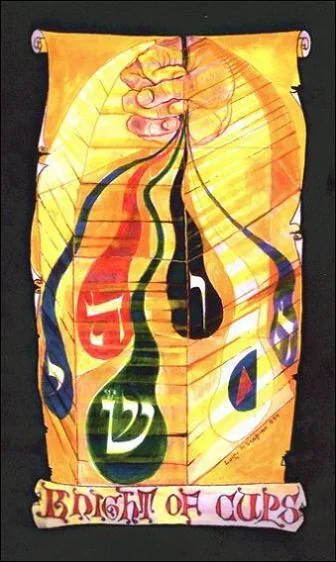 Knight of Cups - Kabbalistic Visions Tarot - Tarot Deck by Marco Marini & Luigi Scapini