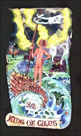 King of Cups - Kabbalistic Visions Tarot - Tarot Deck by Marco Marini & Luigi Scapini