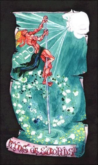King of Swords - Kabbalistic Visions Tarot - Tarot Deck by Marco Marini & Luigi Scapini