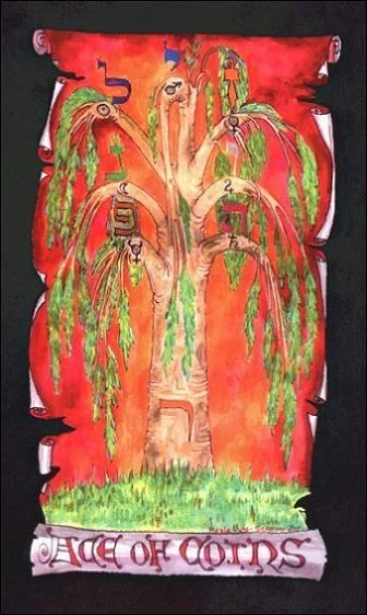 Ace of Coins - Kabbalistic Visions Tarot - Tarot Deck by Marco Marini & Luigi Scapini