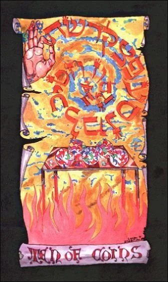 Ten of Coins - Kabbalistic Visions Tarot - Tarot Deck by Marco Marini & Luigi Scapini