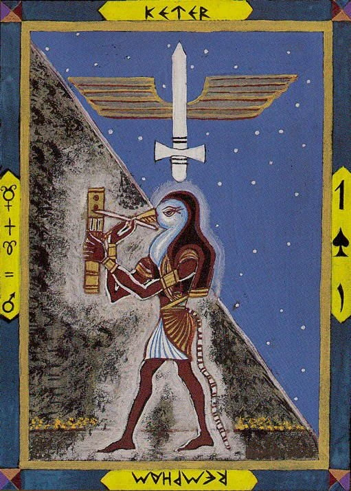 Ace of Swords card from the Kazanlar Tarot deck