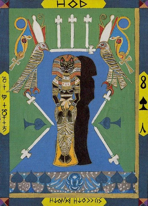 Kazanlar Tarot Review 85 Eight of Swords from the Kazanlar Tarot