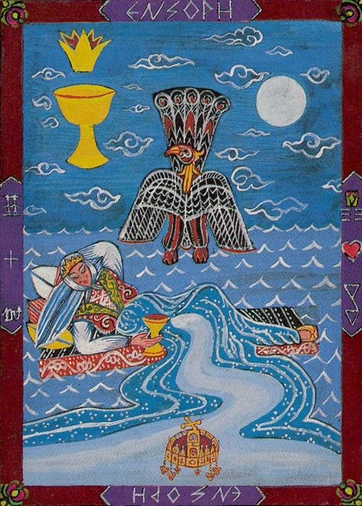Page of Cups card from the Kazanlar Tarot deck
