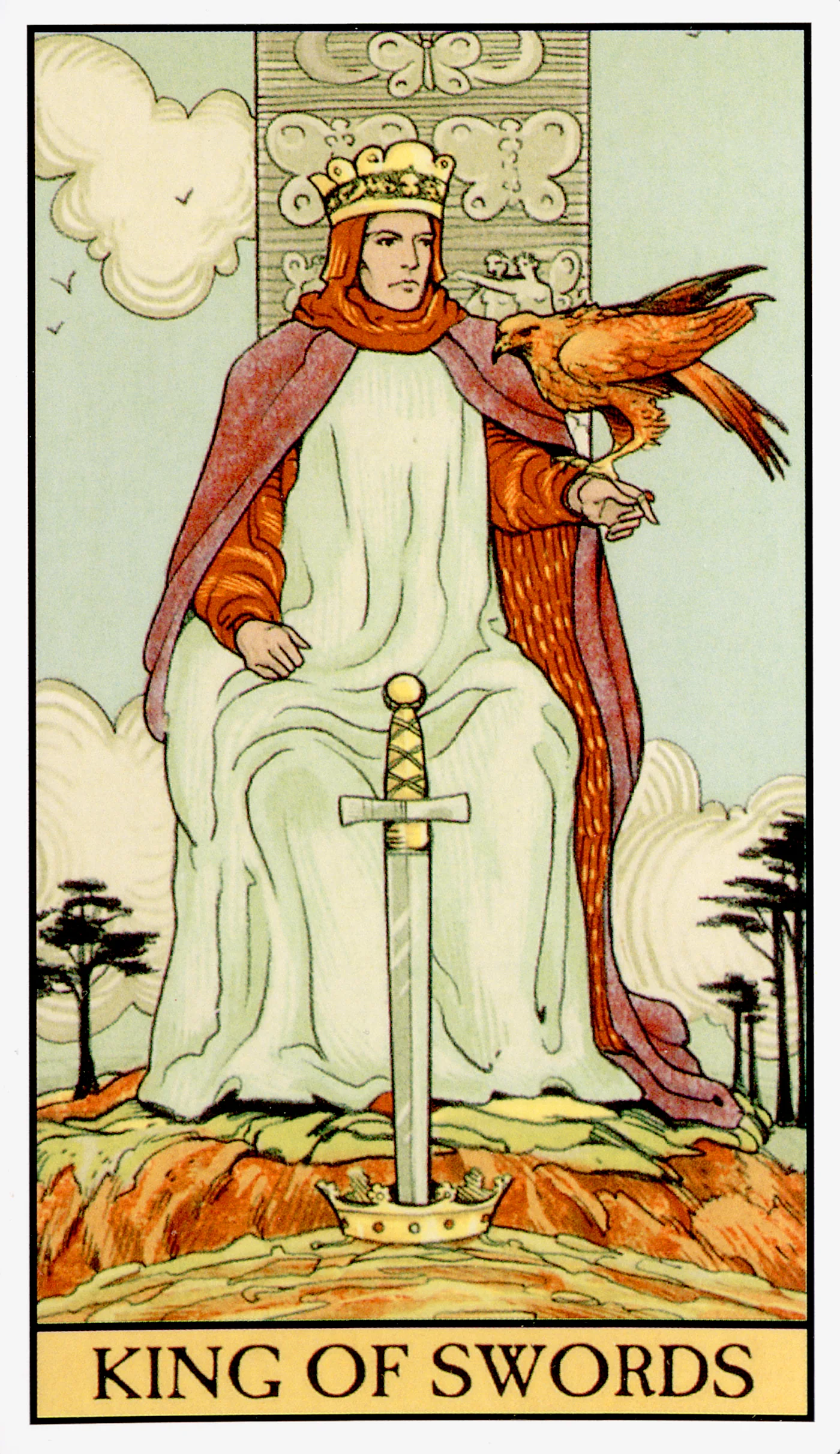 King of Swords — After Tarot by Lo Scarabeo King of Swords card from the After Tarot deck by Lo Scarabeo