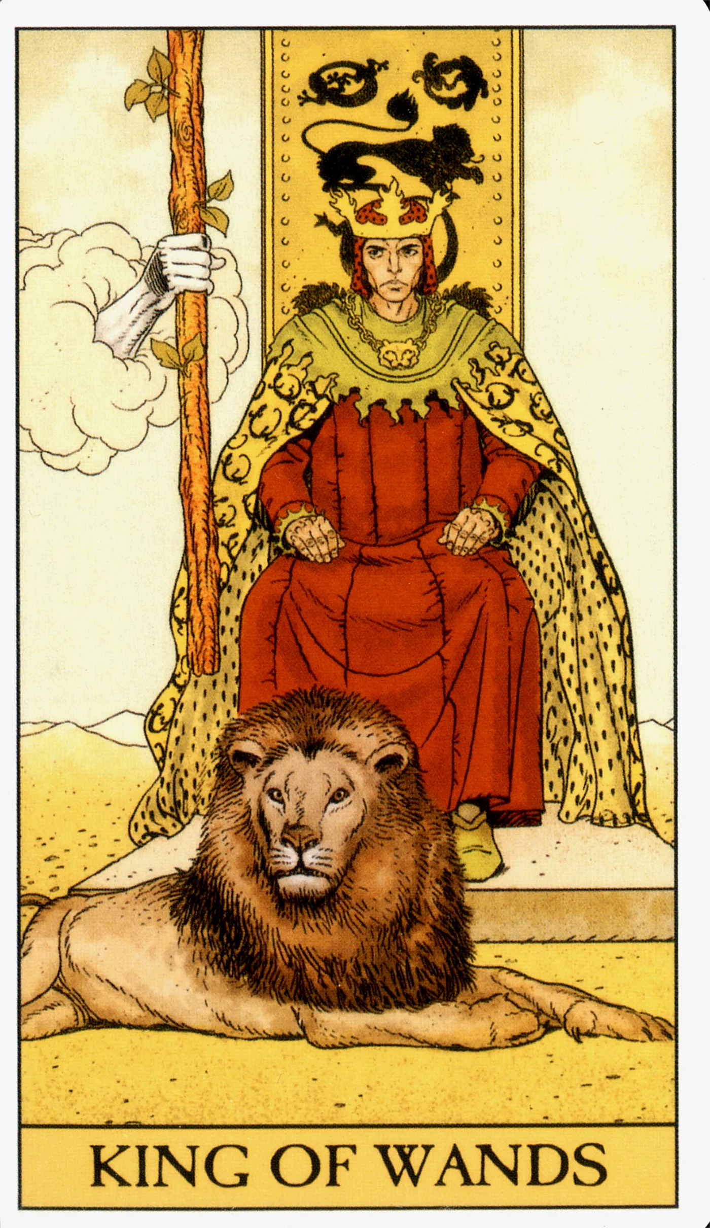 King of Wands — Before Tarot by Lo Scarabeo King of Wands card from the Before Tarot deck by Lo Scarabeo