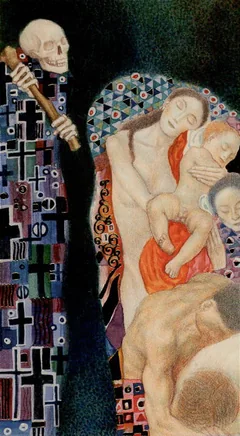 Death - Klimt Tarot - Tarot Deck by A. A. Atanassov