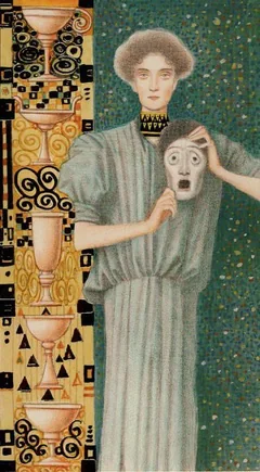 Five of Cups - Klimt Tarot - Tarot Deck by A. A. Atanassov