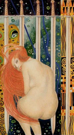 Five of Swords - Klimt Tarot - Tarot Deck by A. A. Atanassov