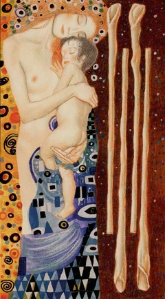 Four of Wands - Klimt Tarot - Tarot Deck by A. A. Atanassov