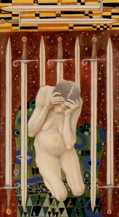 Nine of Swords - Klimt Tarot - Tarot Deck by A. A. Atanassov