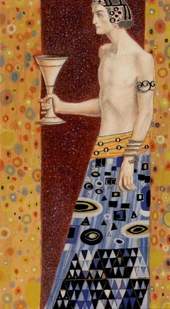 Page of Cups - Klimt Tarot - Tarot Deck by A. A. Atanassov