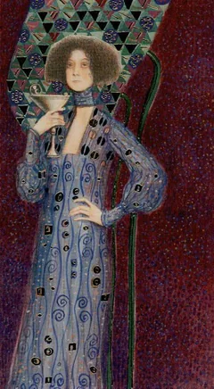 Queen of Cups - Klimt Tarot - Tarot Deck by A. A. Atanassov