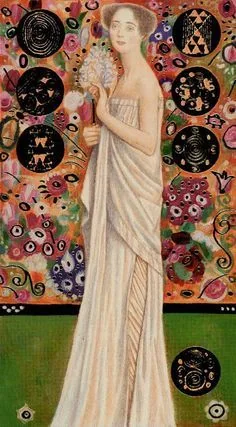 Seven of Pentacles - Klimt Tarot - Tarot Deck by A. A. Atanassov