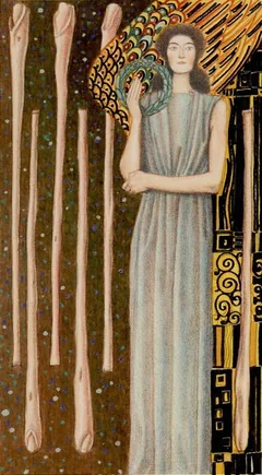 Six of Wands - Klimt Tarot - Tarot Deck by A. A. Atanassov