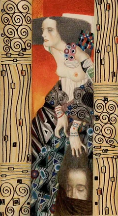 Strength - Klimt Tarot - Tarot Deck by A. A. Atanassov