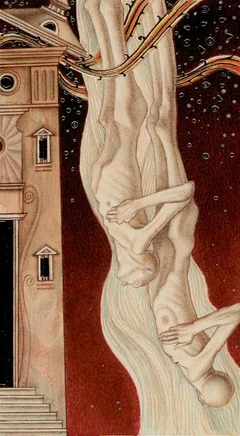 The Tower - Klimt Tarot - Tarot Deck by A. A. Atanassov