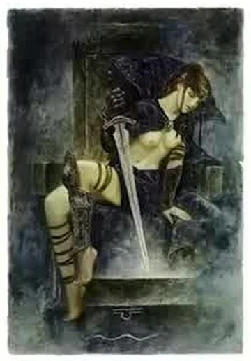 Labyrinth Tarot Video Card 08 recovered from the TarotFans Labyrinth Tarot walkthrough