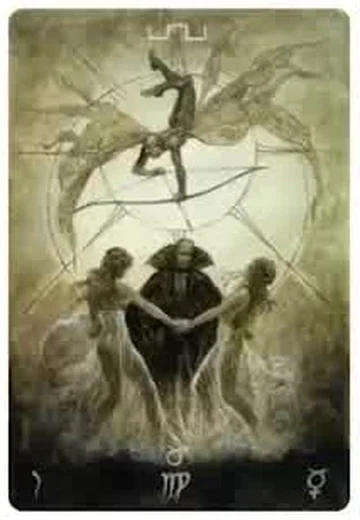 Labyrinth Tarot Video Card 09 recovered from the TarotFans Labyrinth Tarot walkthrough