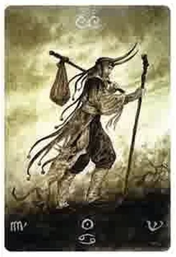 Labyrinth Tarot Video Card 21 recovered from the TarotFans Labyrinth Tarot walkthrough