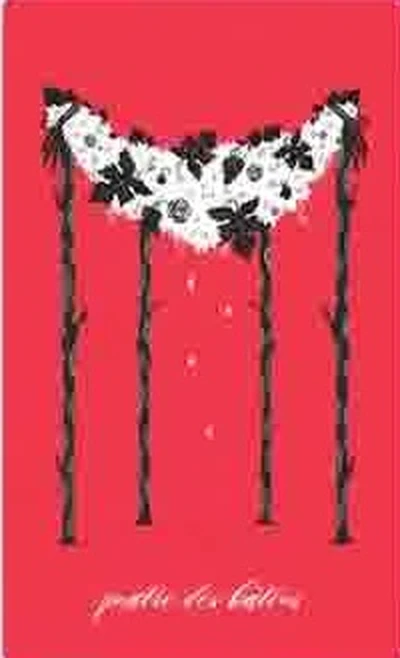 Four of Wands card from the Le Tarot Tricolore deck