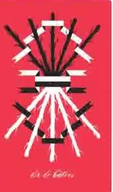 Ten of Wands card from the Le Tarot Tricolore deck