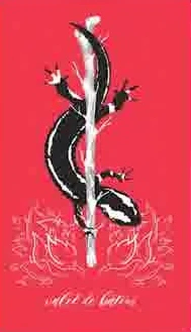 Page of Wands card from the Le Tarot Tricolore deck