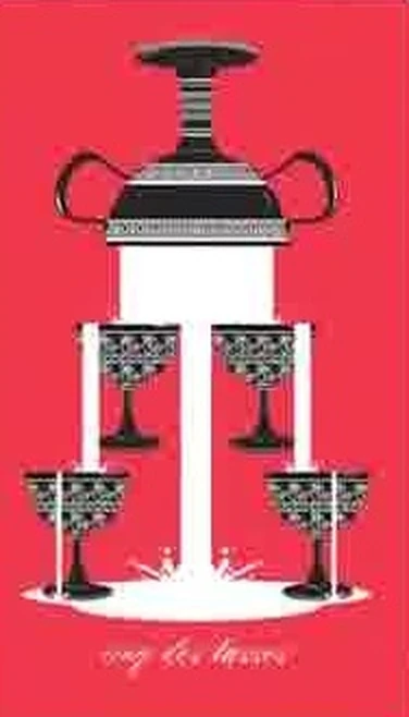 Five of Cups card from the Le Tarot Tricolore deck