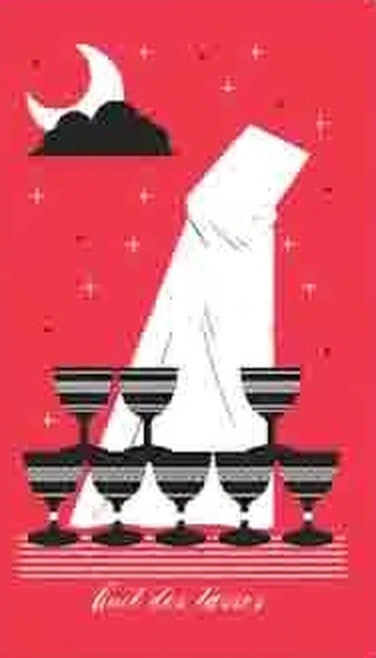Eight of Cups card from the Le Tarot Tricolore deck
