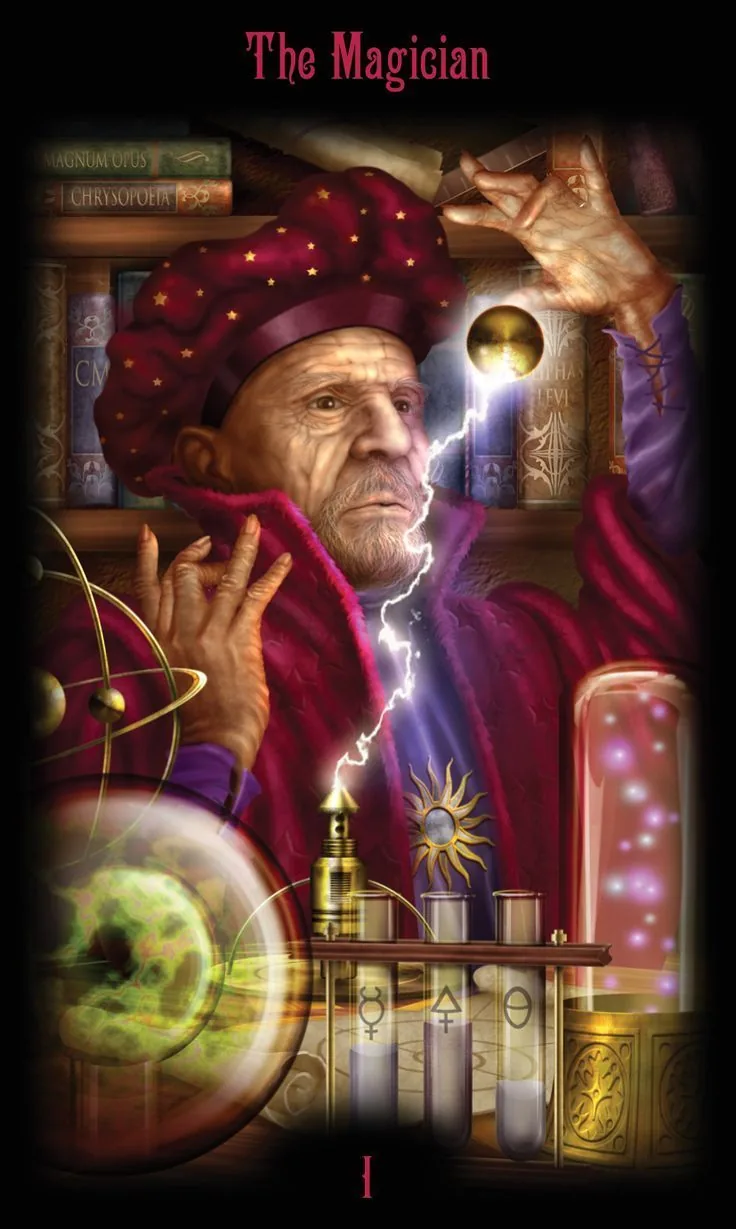 Legacy of The Divine Tarot Review 2 The Magician card from the Legacy of the Divine Tarot deck