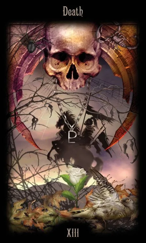 Death card from the Legacy of the Divine Tarot deck