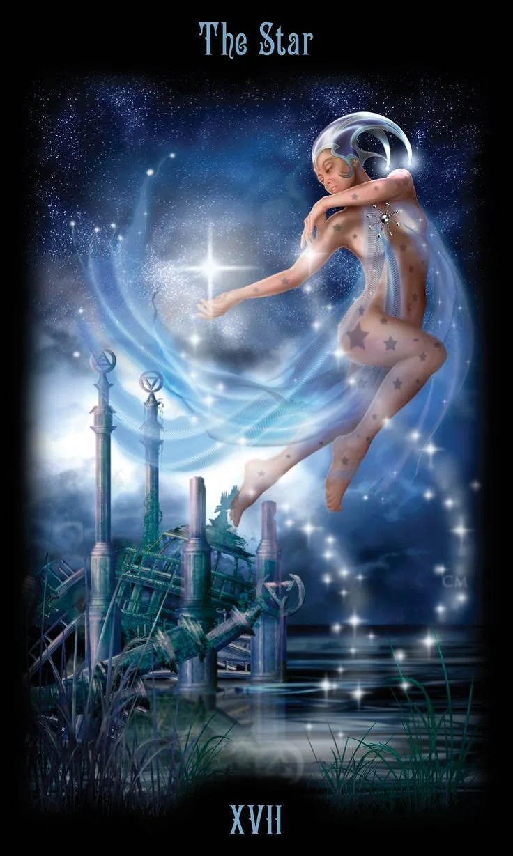 Legacy of The Divine Tarot Review 4 The Star card from the Legacy of the Divine Tarot deck
