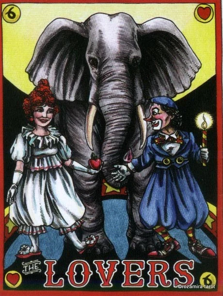 LeGrande Circus Sideshow Tarot The Lovers card image