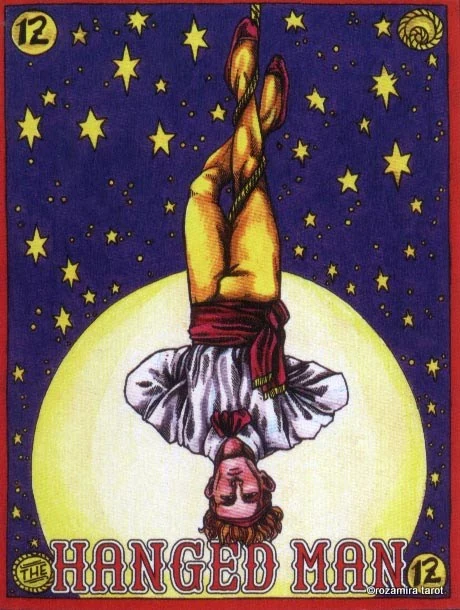 LeGrande Circus Sideshow Tarot The Hanged Man card image